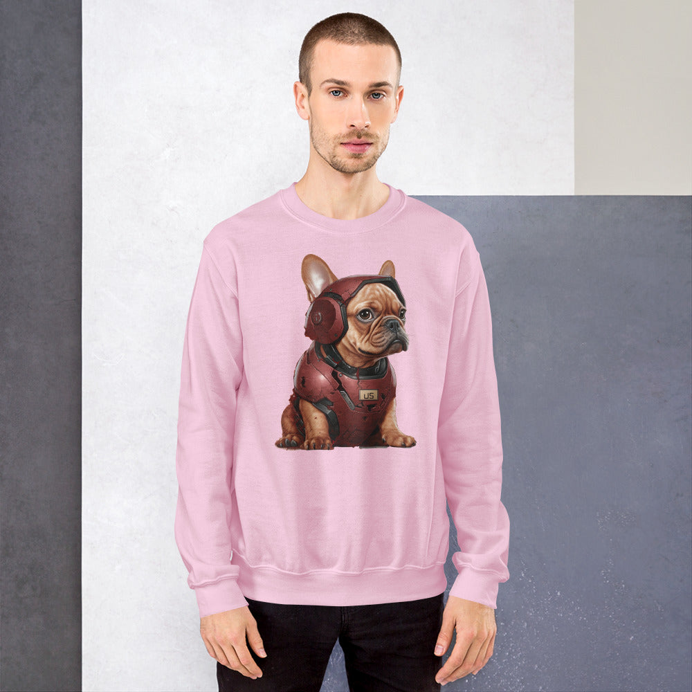 French Bulldog Cozy Frenchie Unisex Sweatshirt For Dog Lovers Durable Dog Item