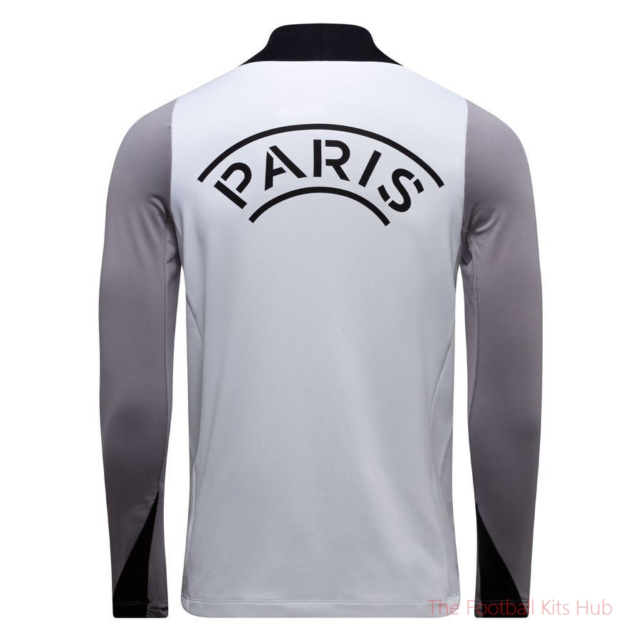 Paris Saint Germain Training Shirt Dri-FIT Strike Drill Jordan x PSG Night Edition - White/Atmosphere Grey/Black