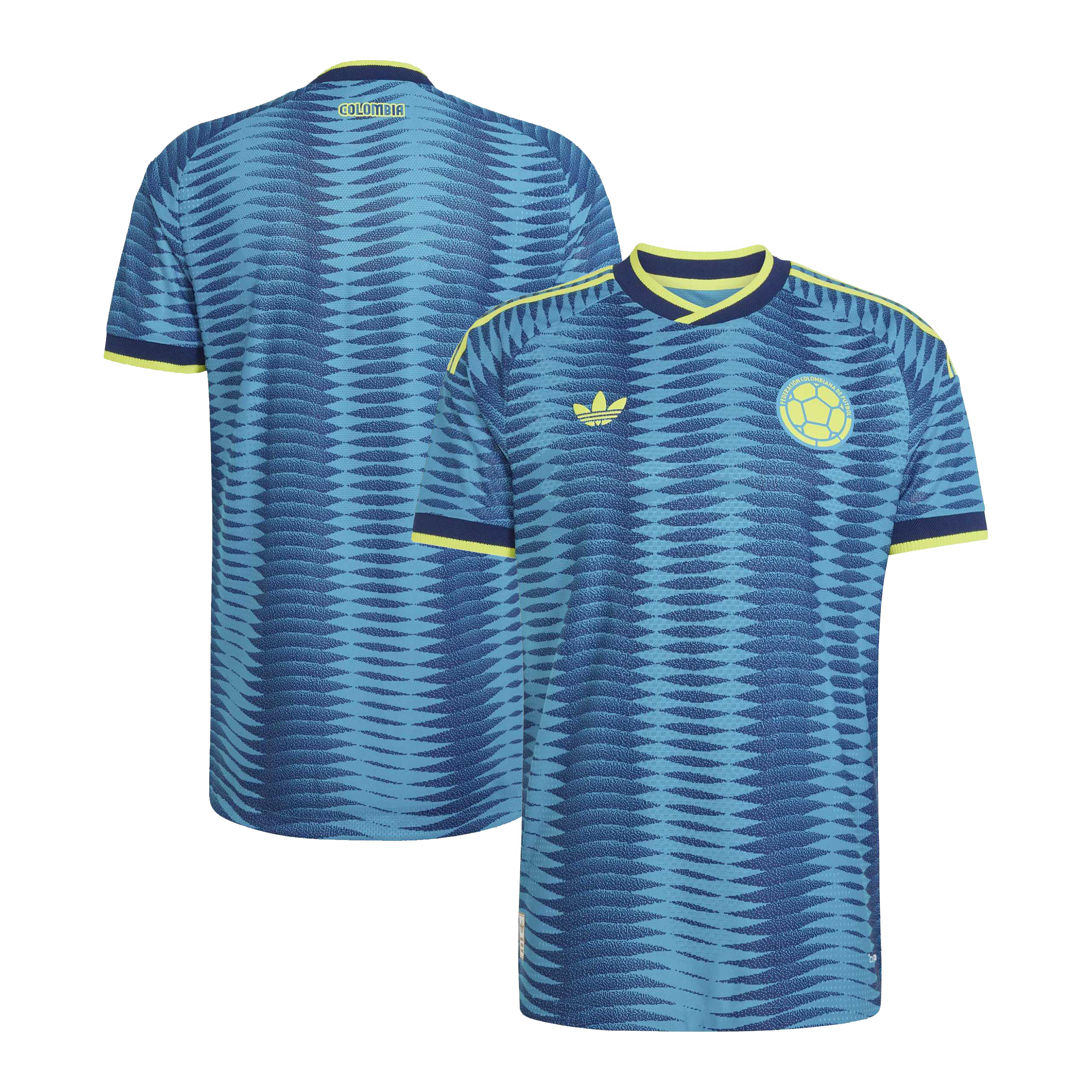 [JED] Women's Colombia National Team 2026 Away On-Field Authentic Jersey - Turquoise