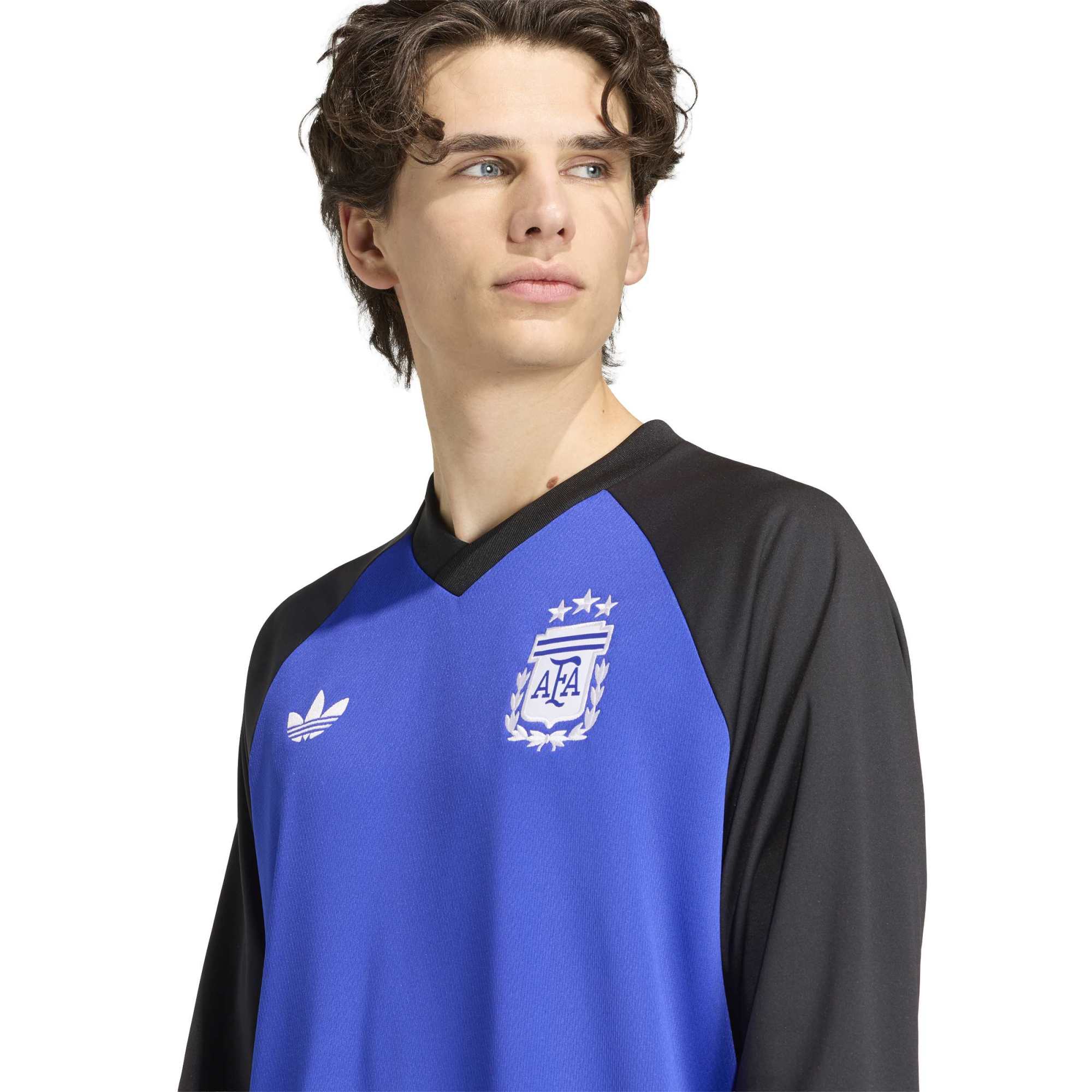 [SJH] Argentina National Team 2026 Long Sleeve Pre-Match Jersey Top - Blue