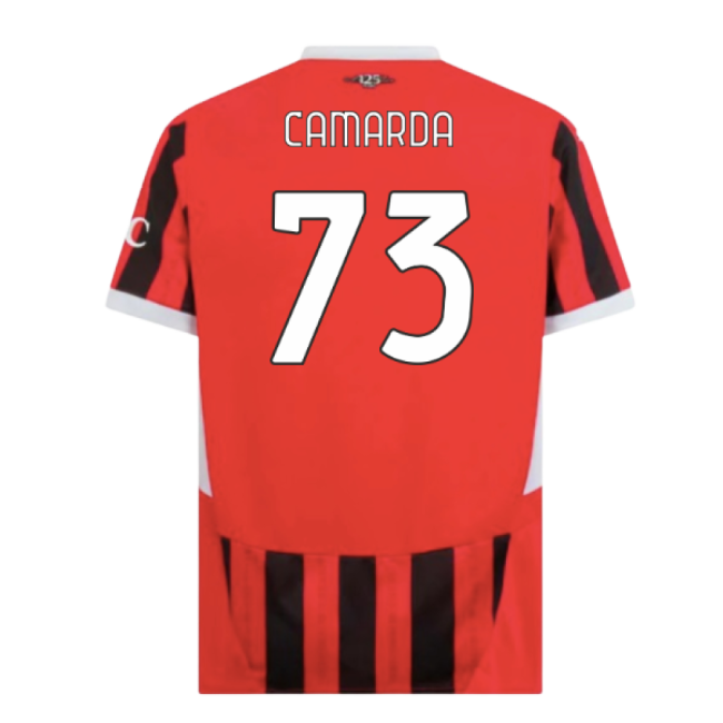 Camarda 73 Rare Rare Quality AC Milan Home Exclusive Kit (1)
