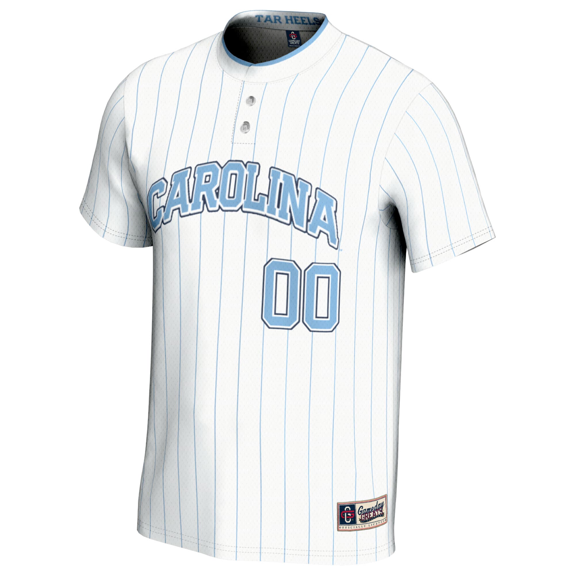 [NJP] North Carolina Tar Heels GameDay Greats Youth NIL Pick-A-Player Softball Lightweight Jersey - White