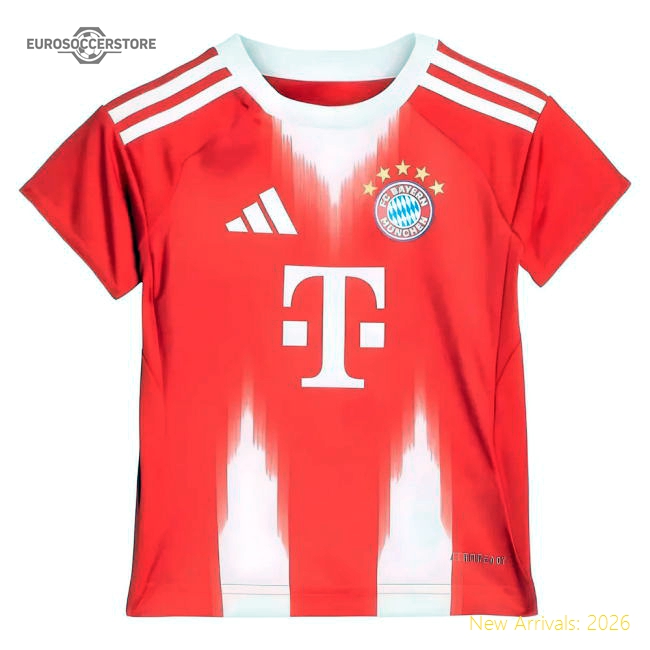 High-end Bayern Munich Home Bryan Jersey Athletic Fit Breathable