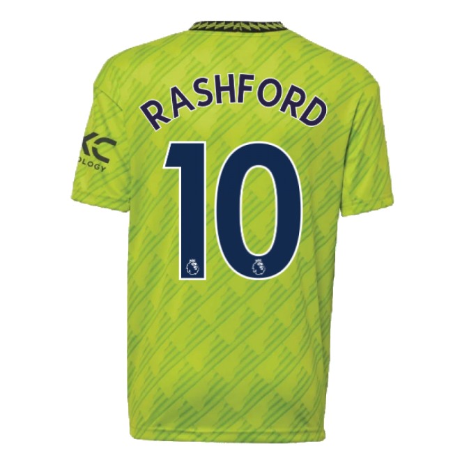 football shirt 2022-2023 Man Utd Third Shirt (Kids) (RASHFORD 10)