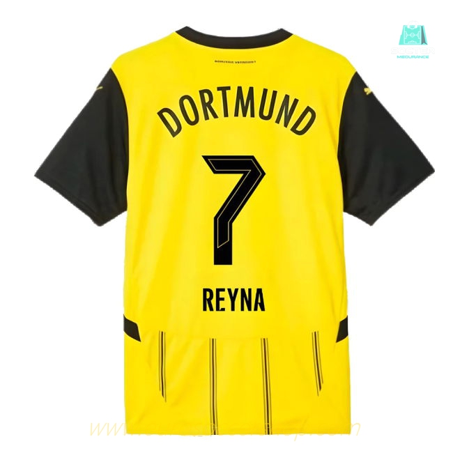 2024-2025 Borussia Dortmund Home Shirt (Reyna 7)