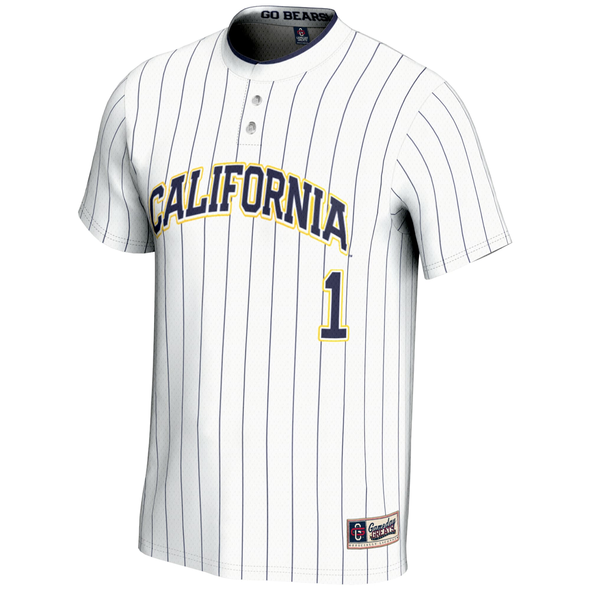 [DDG] Cal Bears GameDay Greats Lightweight Softball Jersey - White