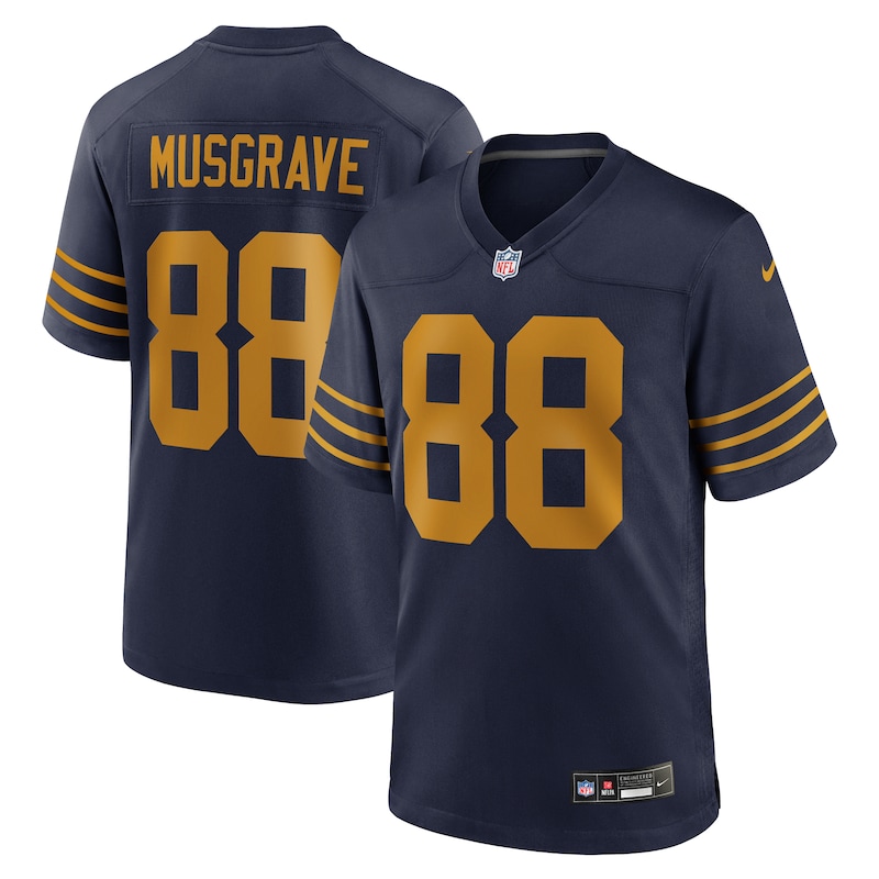 None Luke Musgrave GB Packers Bold Great Value Jersey Football Apparel