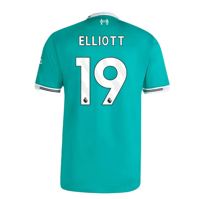 Elliott 19 Liverpool Soccer Club Fashionable Third Game Jersey