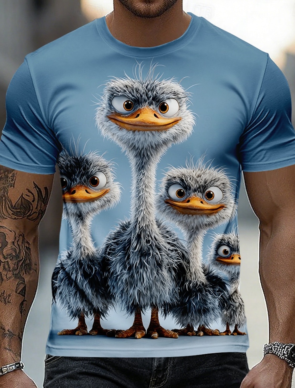 Men's Animal Dog T Shirt Short Sleeve T shirt 3D Print Crew Neck Shirt Funny Casual Daily Street Green Summer Spring Clothing Apparel S M L XL 2XL 3XL