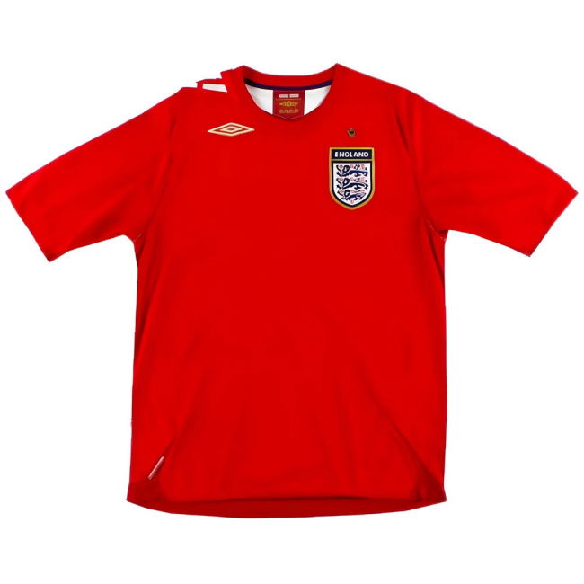 Authentic England 2006-08 Away Premium Breathable Team Team