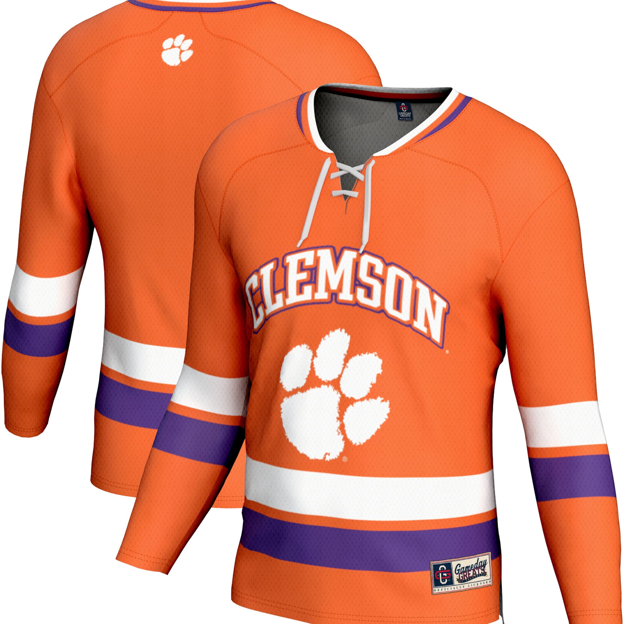 [NJP] Clemson Tigers GameDay Greats Spirit Hockey Jersey - Orange