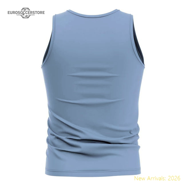 Rwanda Core Football Country Sleeveless Tee (sky) - Excellent Value