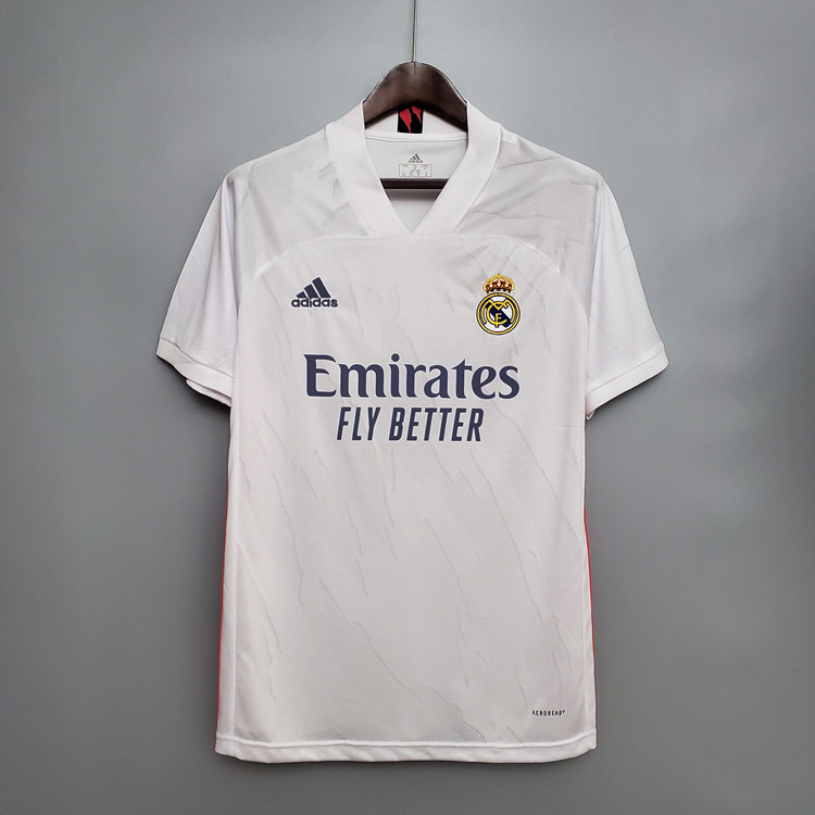 Real Madrid Soccer Shirt 20-21 Home White Soccer Jersey - Official