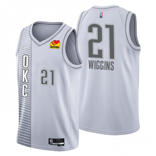 Nike Gray City Thunder #21 Jersey - Value-Priced Game Day Wear