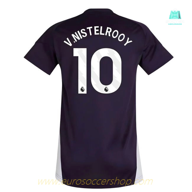 2025-2026 Man Utd Training Jersey (Aurora Plum) - Womens (V.Nistelrooy 10)