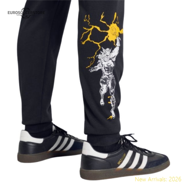 2025-2026 Real Madrid Marvel Pants (black) - Cost-effective