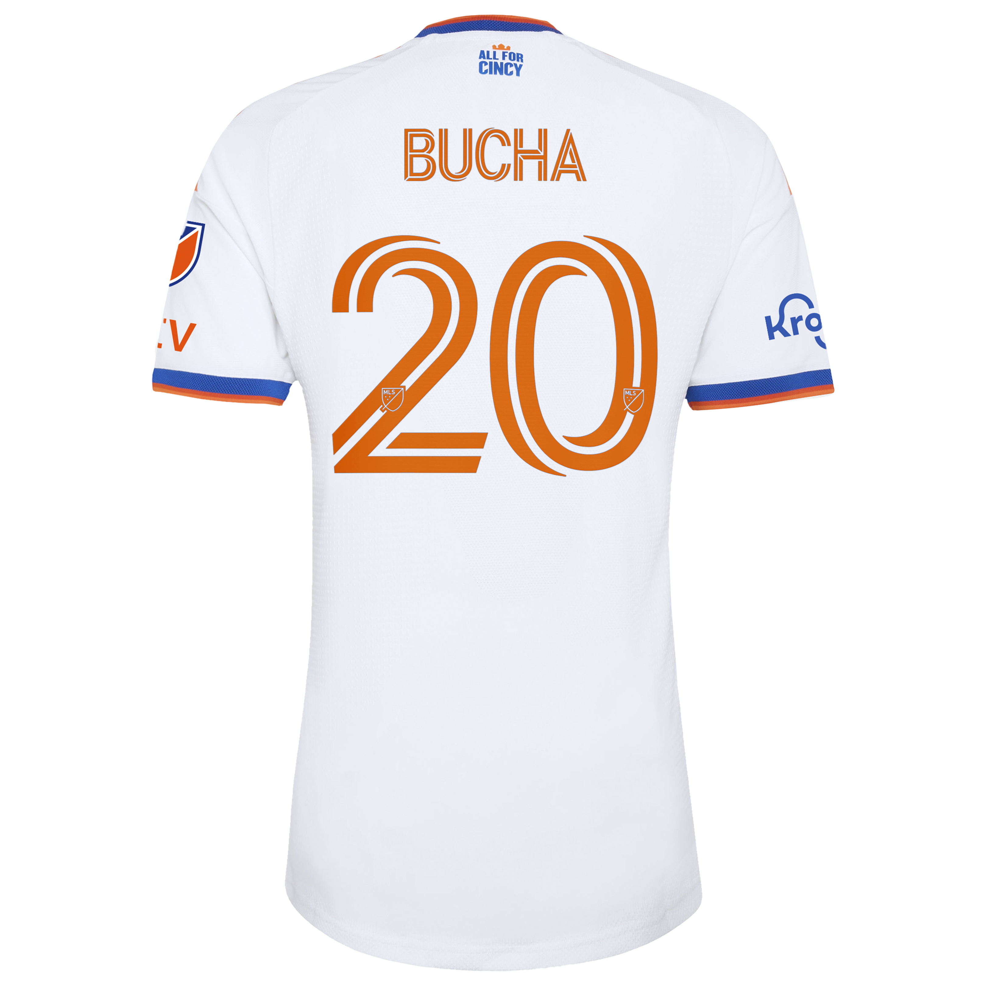 [SJH] Pavel Bucha FC Cincinnati 2026 The Seven Hills Kit On-Field Authentic Patch Jersey - White
