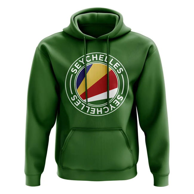 Aero-Dynamic Seychelles Football Badge Hoodie (Green) Climate-Control