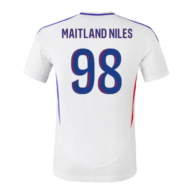 Lyon 2024-2025 Home Football Jersey (Maitland Niles 98)