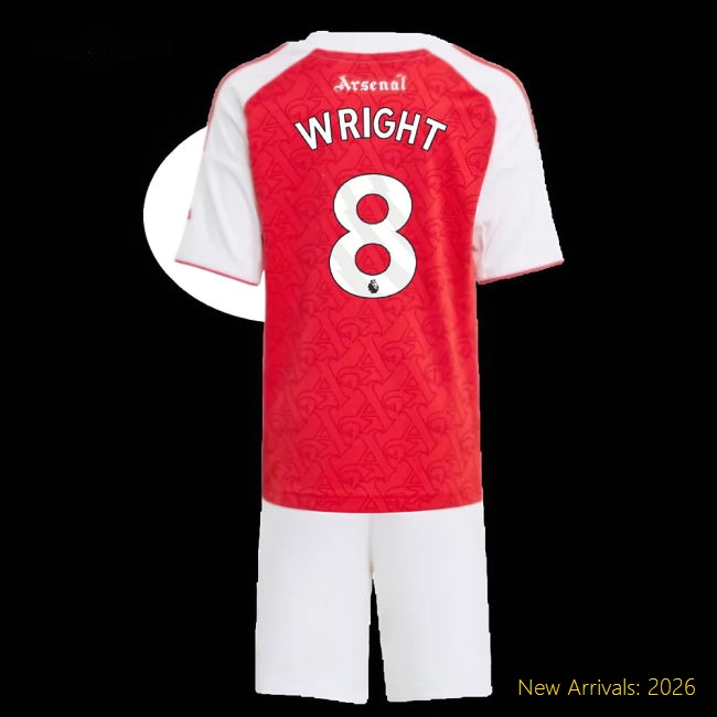 Arsenal Mini Wright Comfortable Jersey Dri-fit Stretchy