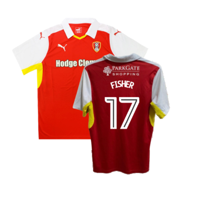 Rotherham 2016-17 Home Shirt ((good) Xl) (fisher 17) - Premium Quality