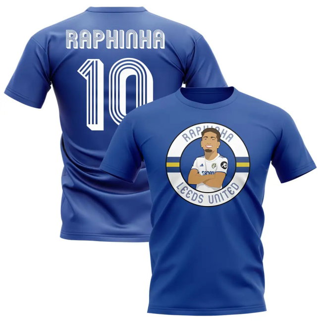 Raphinha Leeds Illustration supporter T-Shirt (Adult
