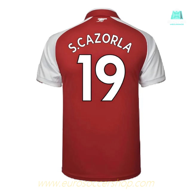Arsenal 17/18 Home Football Shirt Adult Size XS ((Excellent) XS) (S.Cazorla 19)