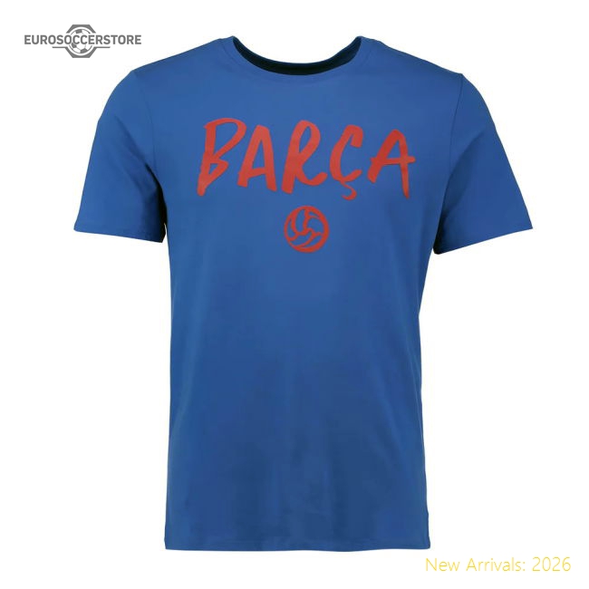 2016-2017 Barcelona Nike Squad T-Shirt (Blue) Match Replica