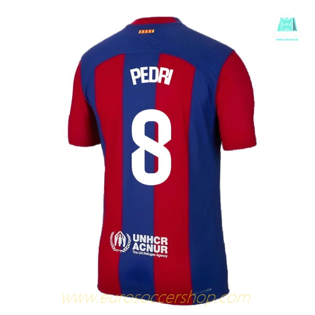 2023-2024 Barcelona Authentic Home Shirt (Pedri 8)
