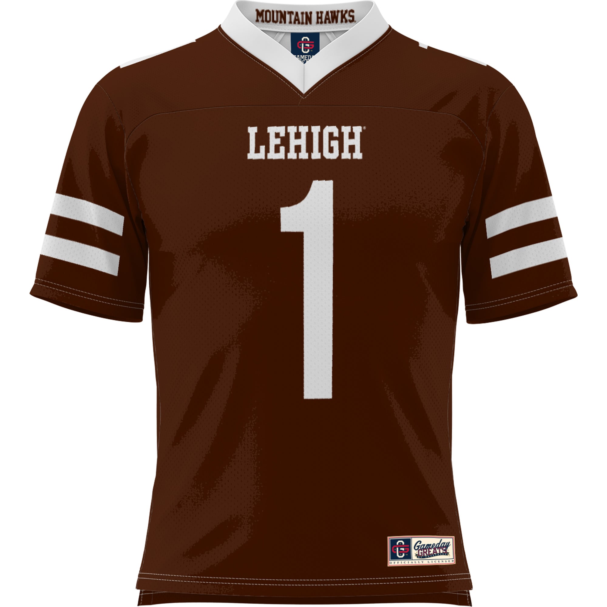 [NJP] Lehigh Mountain Hawks GameDay Greats Football Jersey - Brown