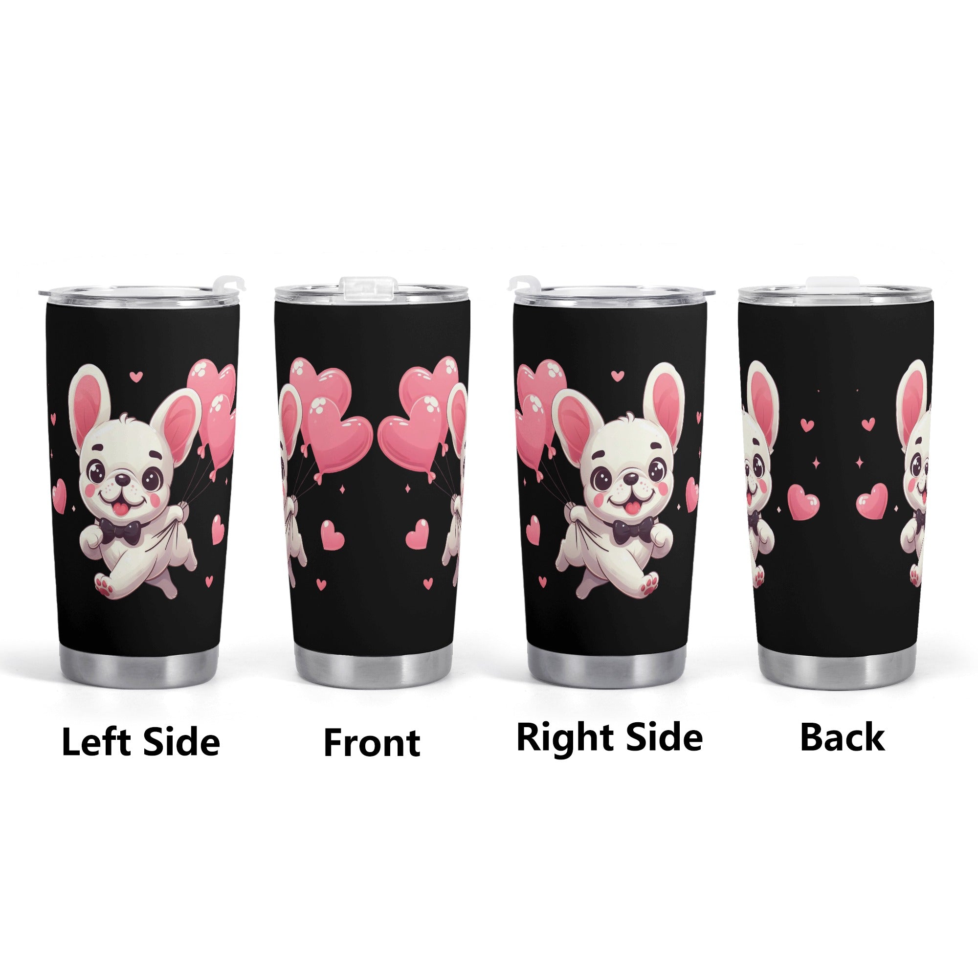 Frenchie-Fan Minimal-Aesthetic Riley - Tumbler for Home Use Durable