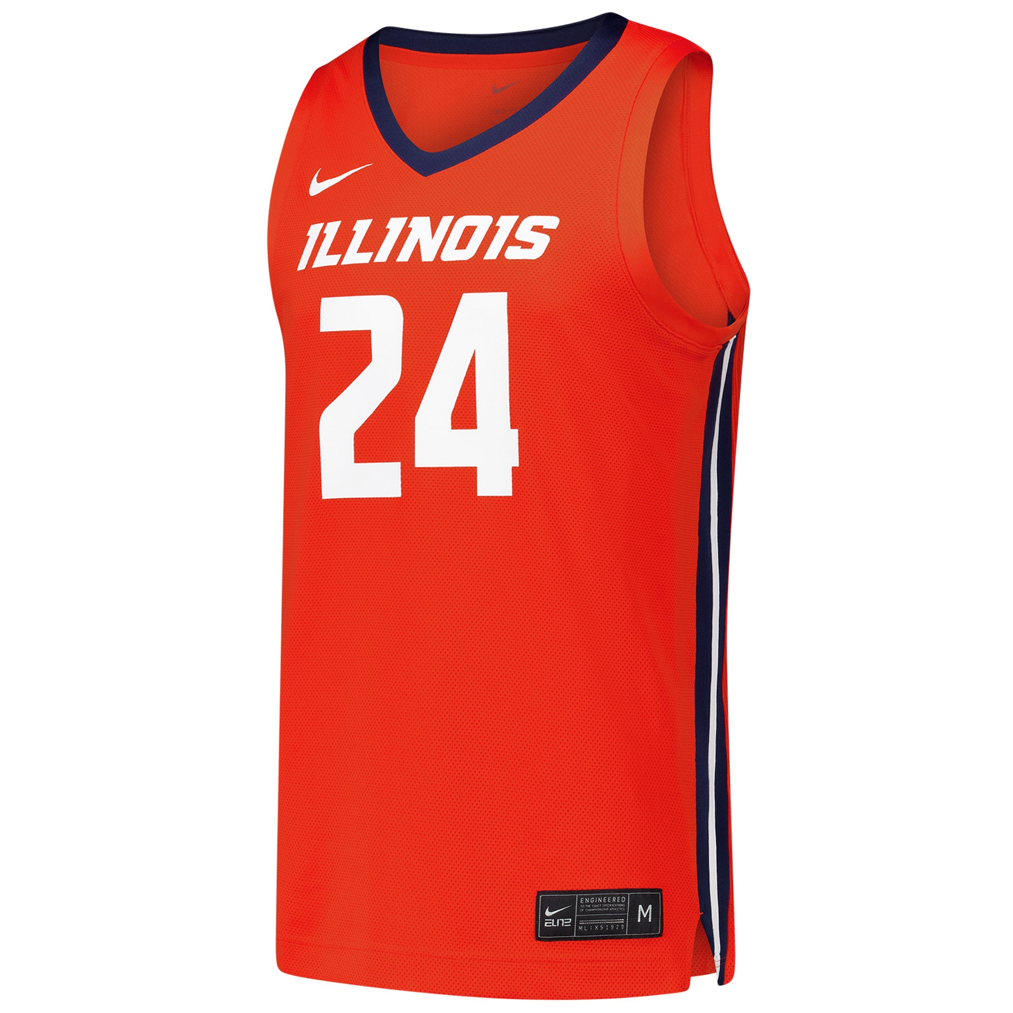 [NJP] Illinois Fighting Illini Replica Basketball Jersey - Orange