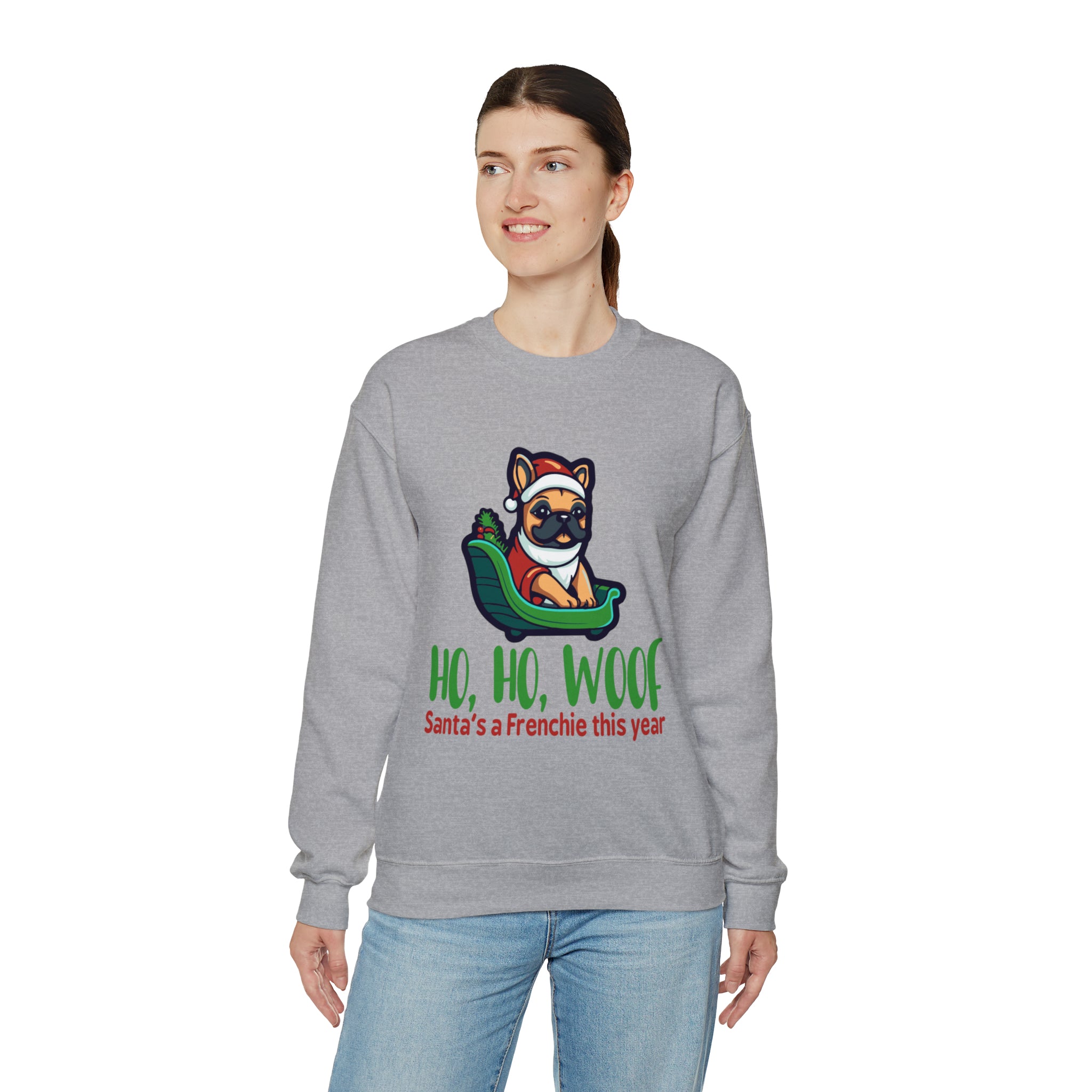 French Bulldog Holly Sweater Unisex Sweatshirt Useful Frenchie Gear