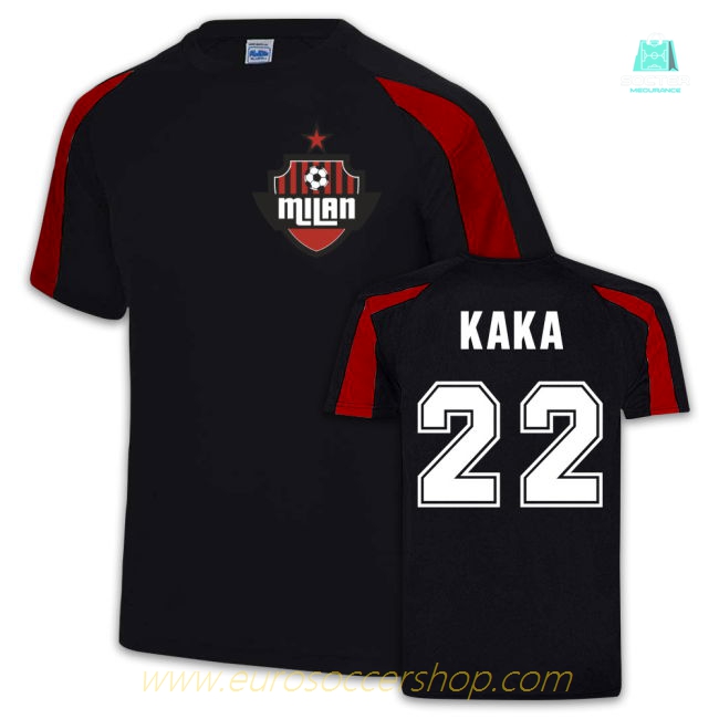 Kaka AC Milan Sport Training Jersey (Black)