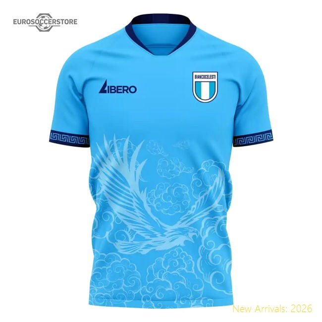 Lazio Elite Home Jersey Italian Football Kappa Kombat Quick-dry