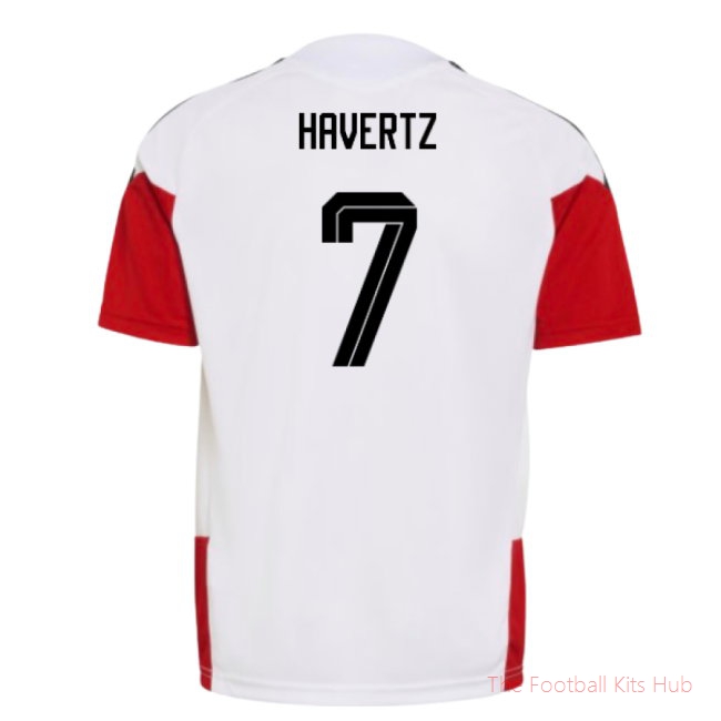 2026-2027 Germany Training Jersey (White) - Kids (Havertz 7)