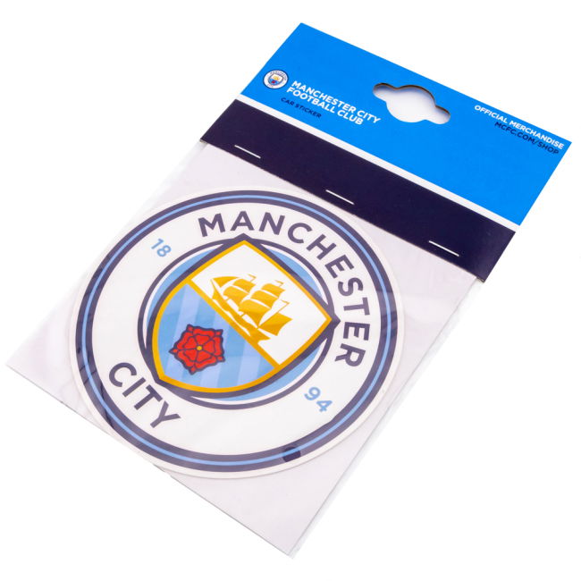 Manchester City FC Crest Car Sticker (Limited Edition)