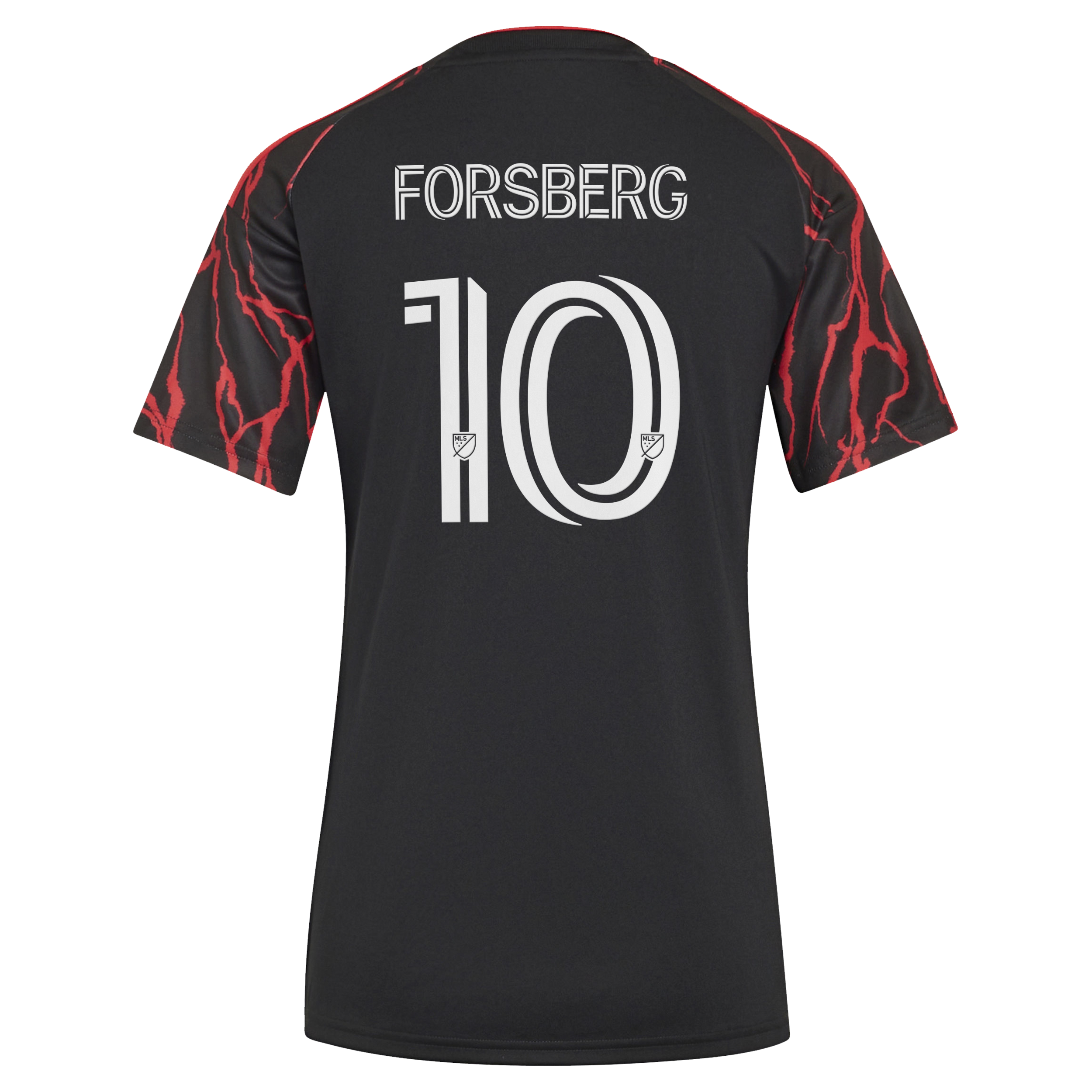 [JED] Emil Forsberg New York Red Bulls Women's 2026 The Rooted Kit Replica Jersey - Black