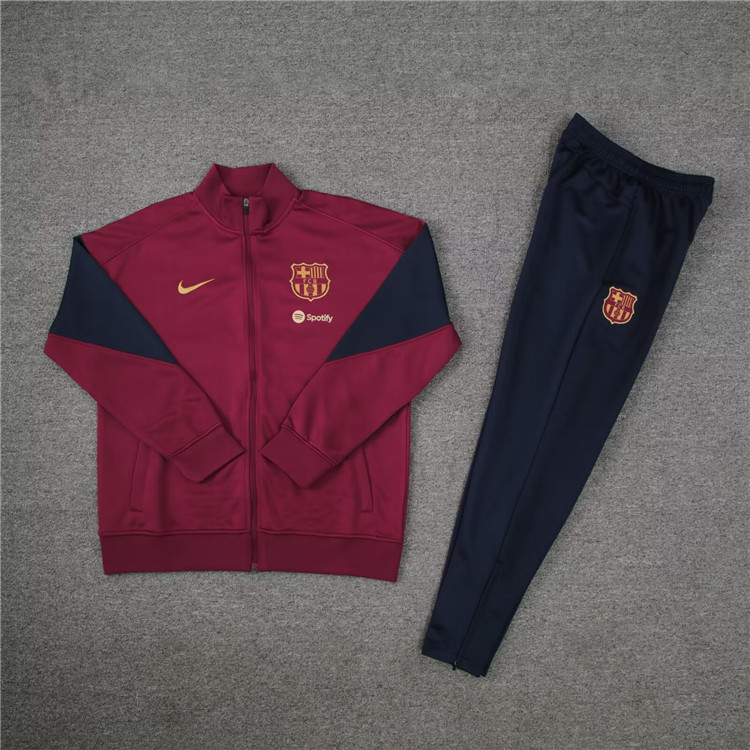 Licensed Comfort Fit Barca Barcelona 2425 Dark Red Jacket