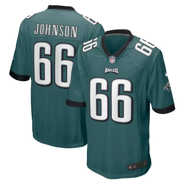None Roderick Johnson Game Jersey - Green | NFL Player Jersey