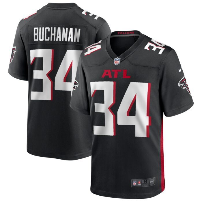 Men's Atlanta Falcons Ray Buchanan Nike Black Game Retired...