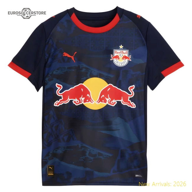 Red Bull Salzburg Children 2025 Away Jersey Shirt Football Fan Apparel