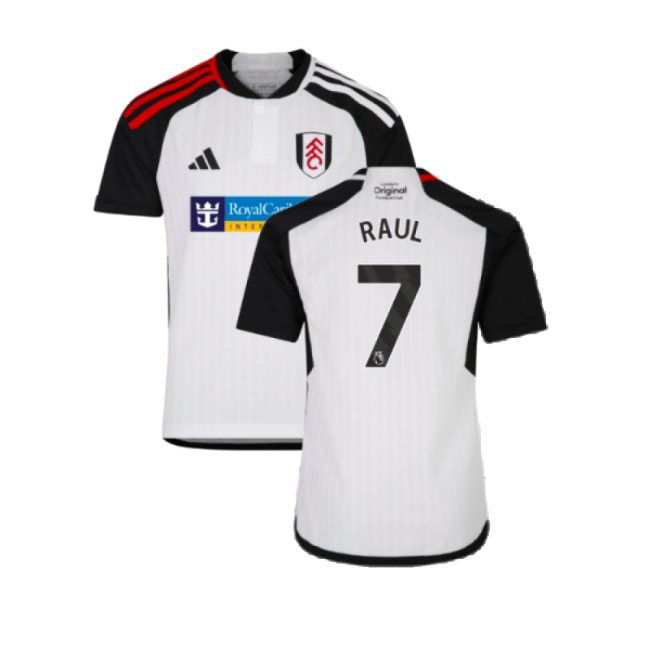 2023-20 Fulham Home Soccer Jersey Raul (7) L M S Kids