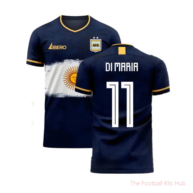 Argentina 2025-2026 Away Concept Football Kit (Libero) (DI MARIA 11)