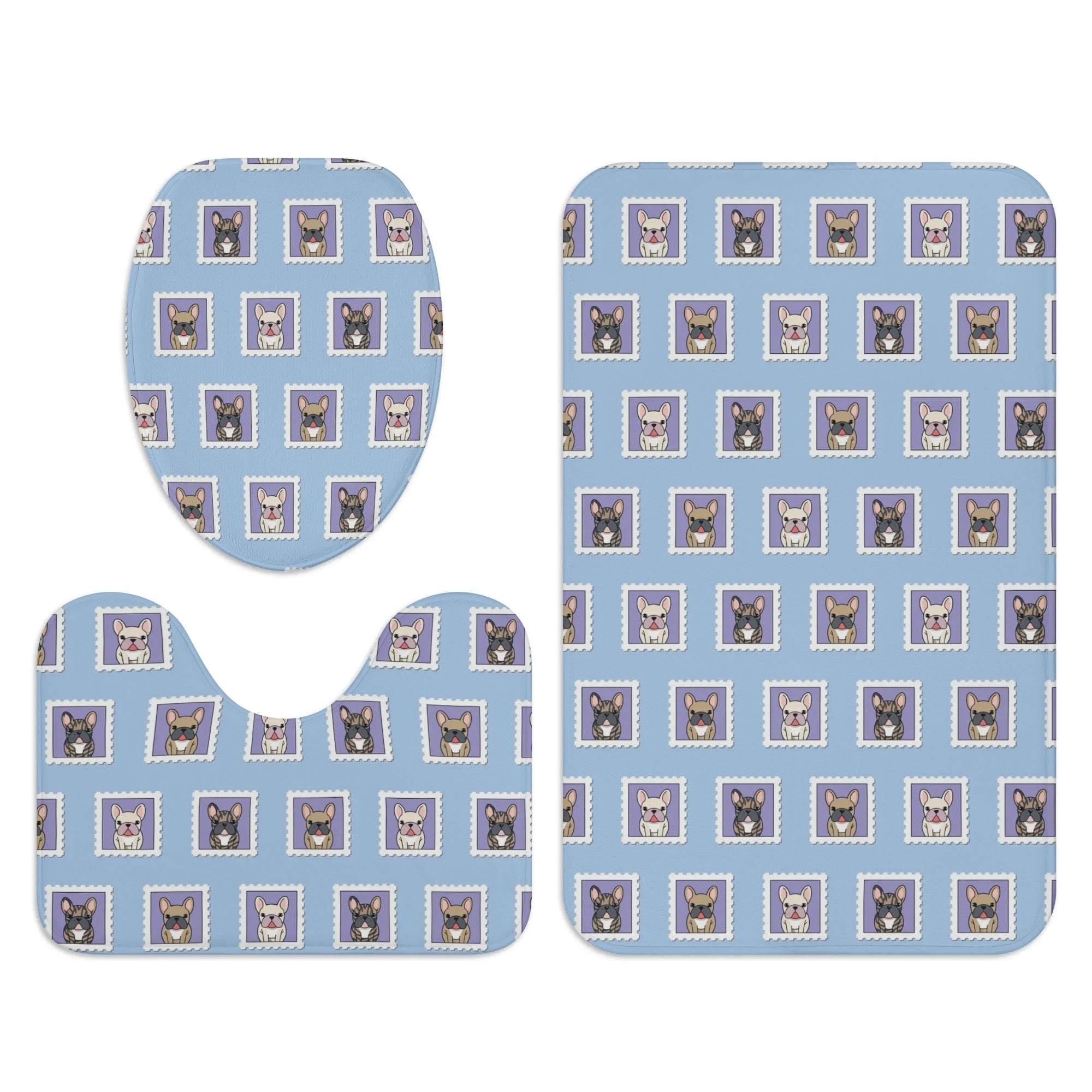 Frenchie-Fan Street-Ready Zeus - Bathroom Toilet Set for Casual Outings