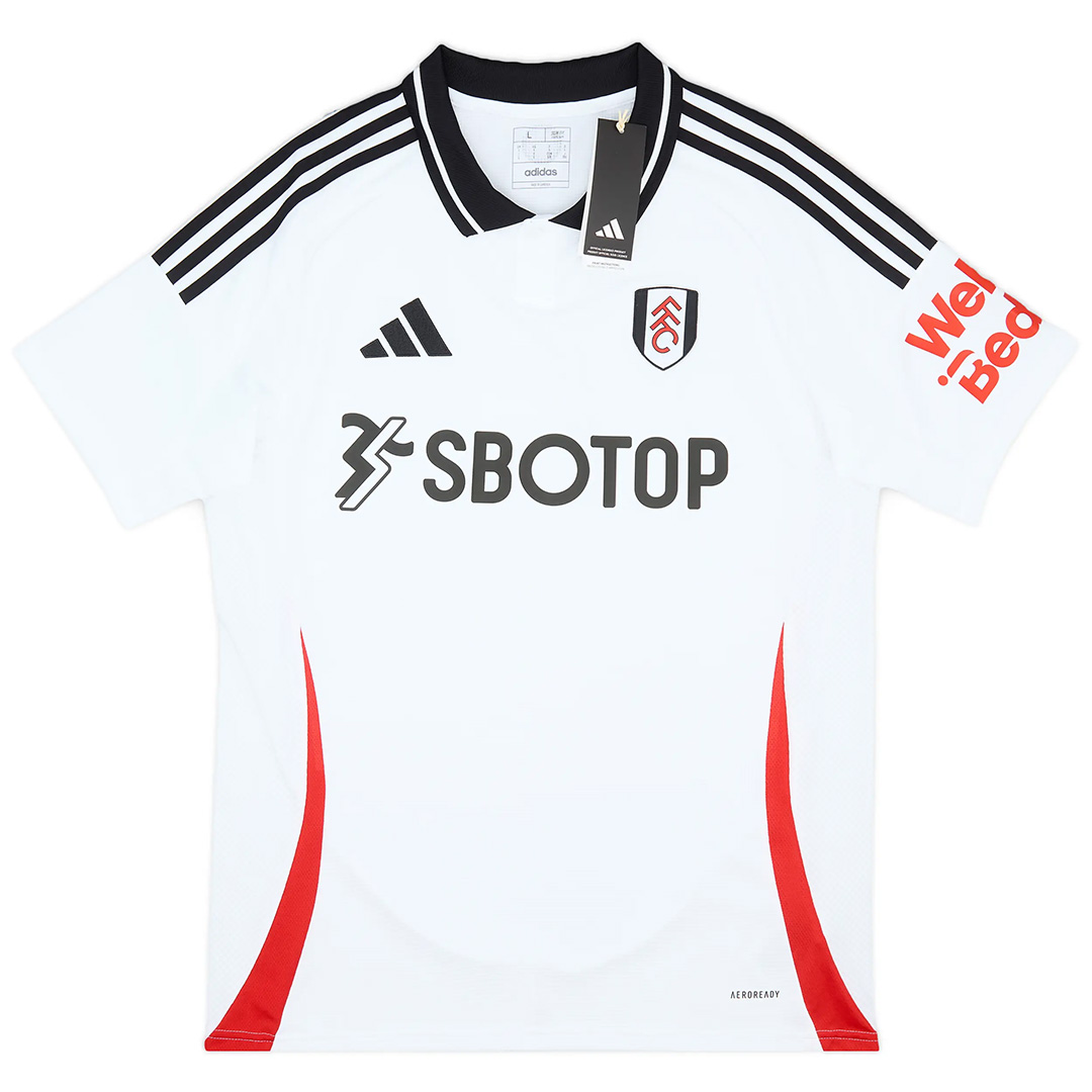 High Quality Durable Fulham 2425 Home Soccer Jersey Football Shirt