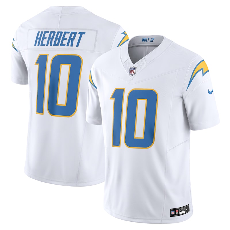 Justin Herbert Los Angeles Chargers Nike Vapor F.U.S.E. Limi...