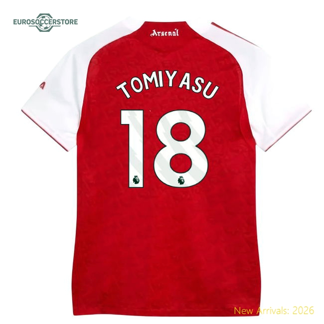 Arsenal Womens Tomiyasu Modern Jersey Performance Fabric Breathable