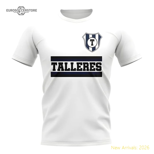 Professional-Grade Talleres Cordoba Core Football Club T-Shirt (White)
