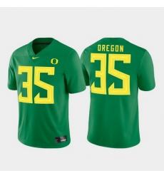 Men's None Green 2024 embroidered Green Game #35 authentic Jersey